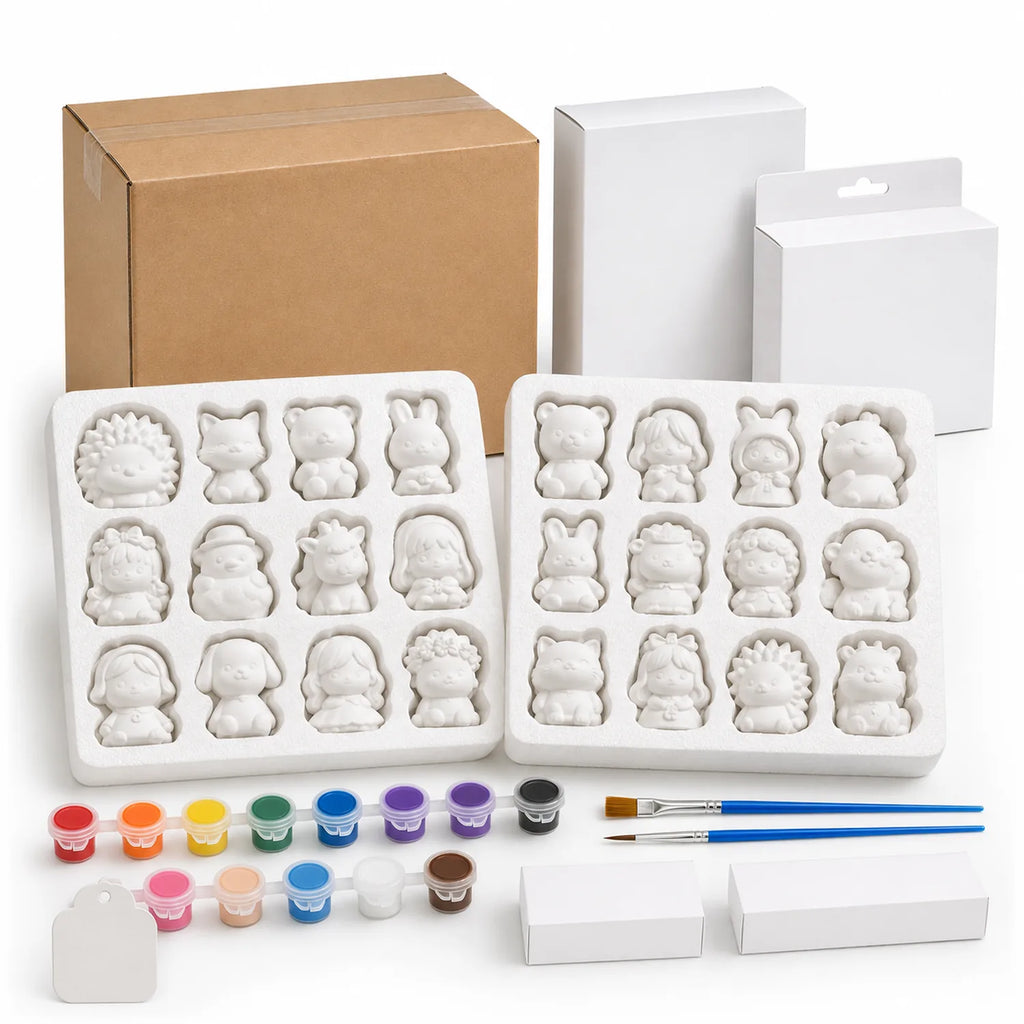 DIY Plaster Figurine Set - image KIT