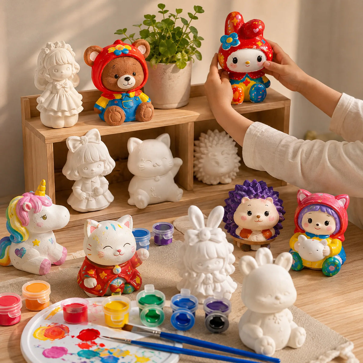 DIY Plaster Figurine Set - image KIT
