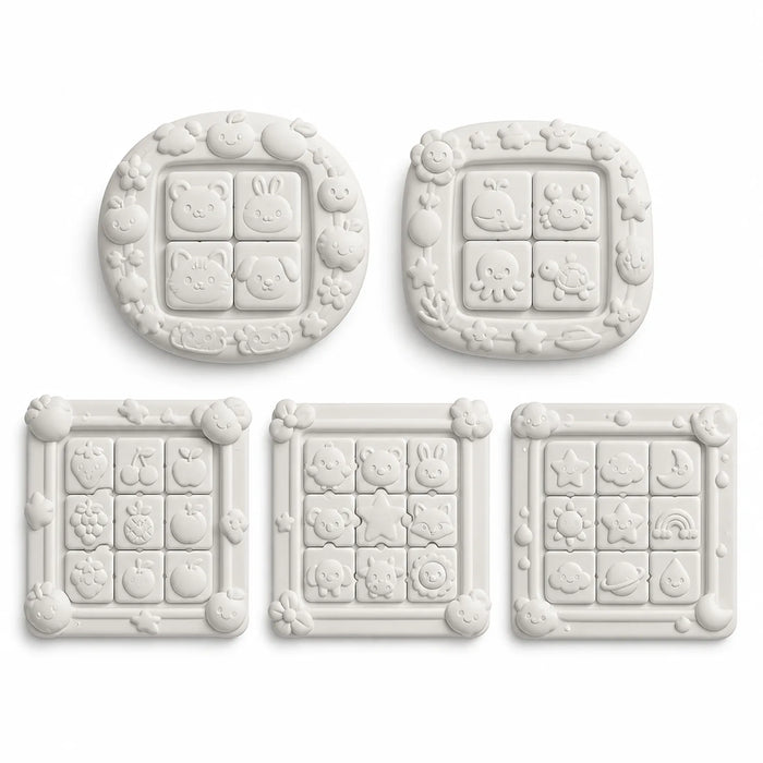 Plaster Photo Frame Trays (5 pcs) - image 01