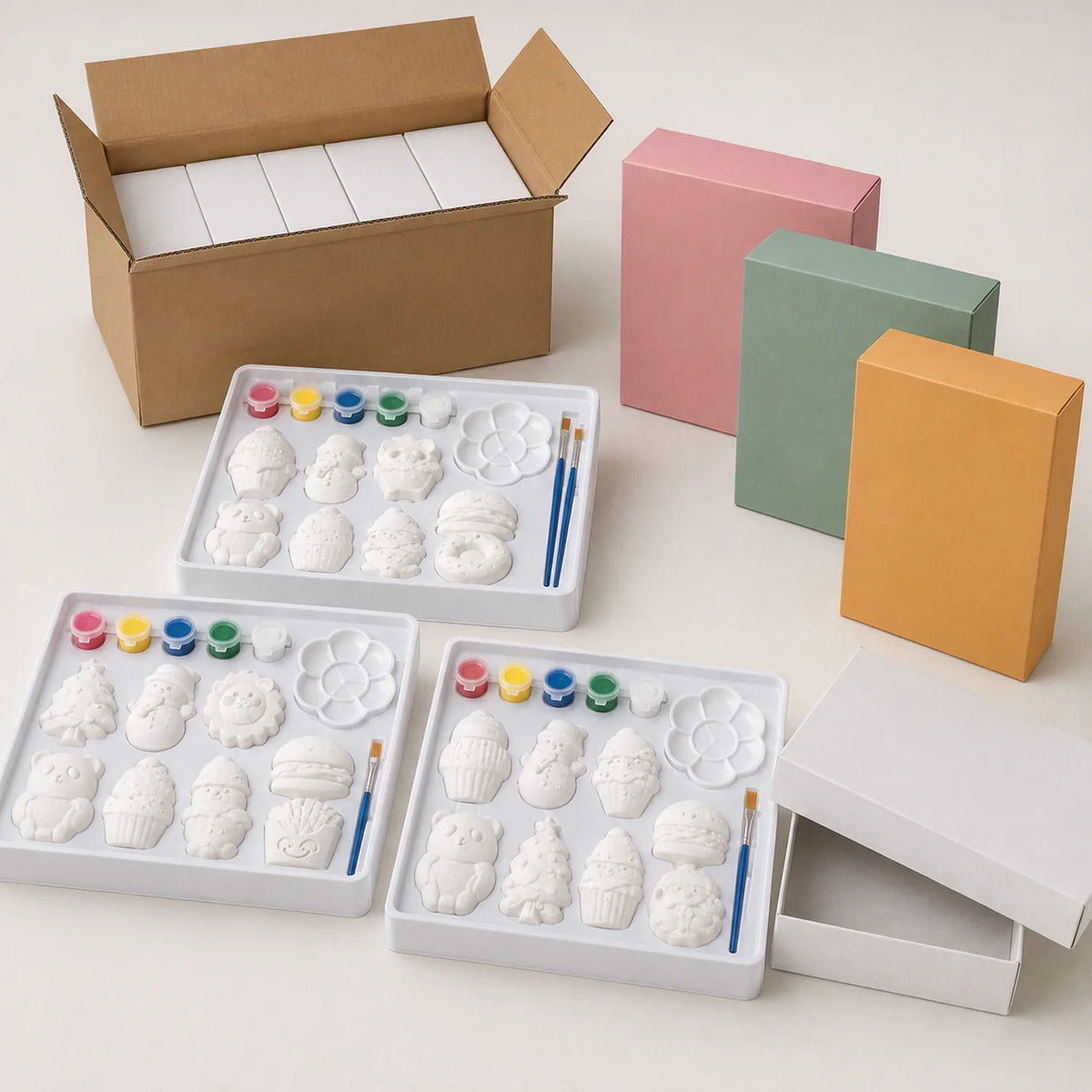 DIY Plaster Painting Magnet Kit - image KIT