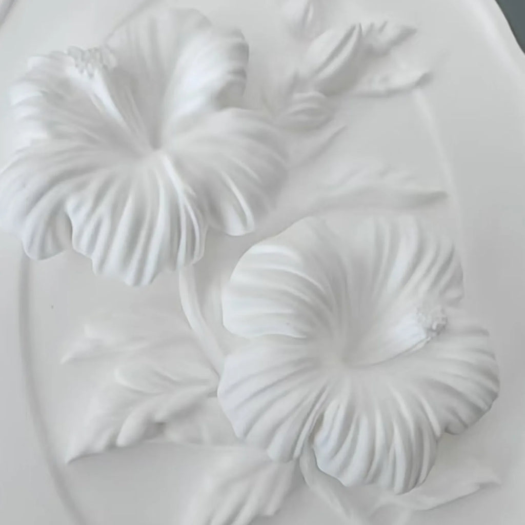Plaster Flower Plaque + Mini Easel (4 pcs) - image 04