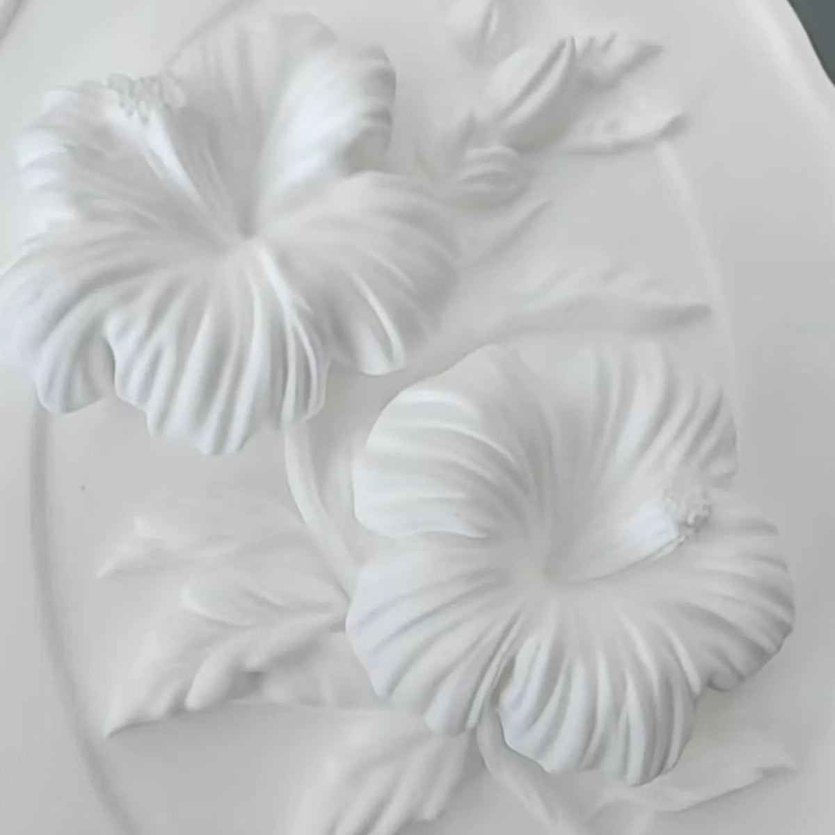 Plaster Flower Plaque + Mini Easel (4 pcs) - image 04