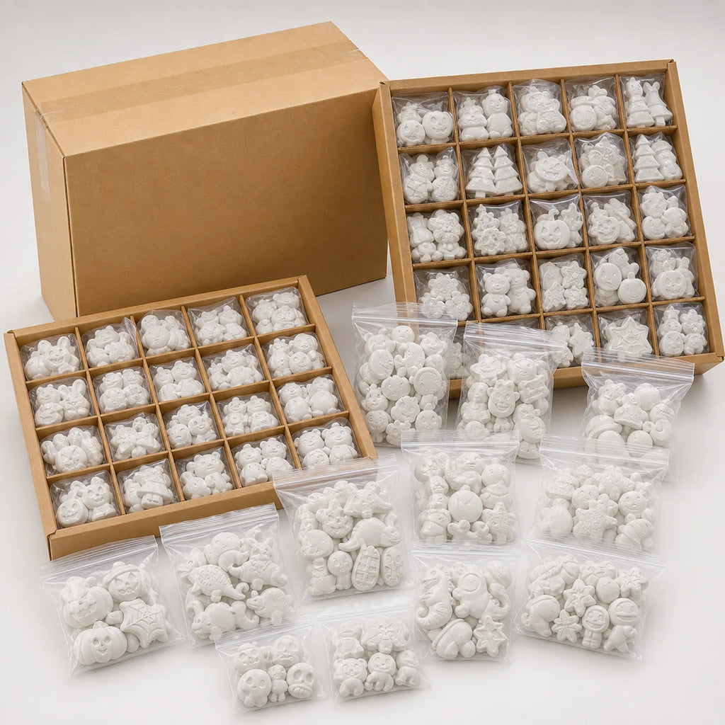 Plaster 3D Shapes Set (30 pcs, 6 themes) - image 06