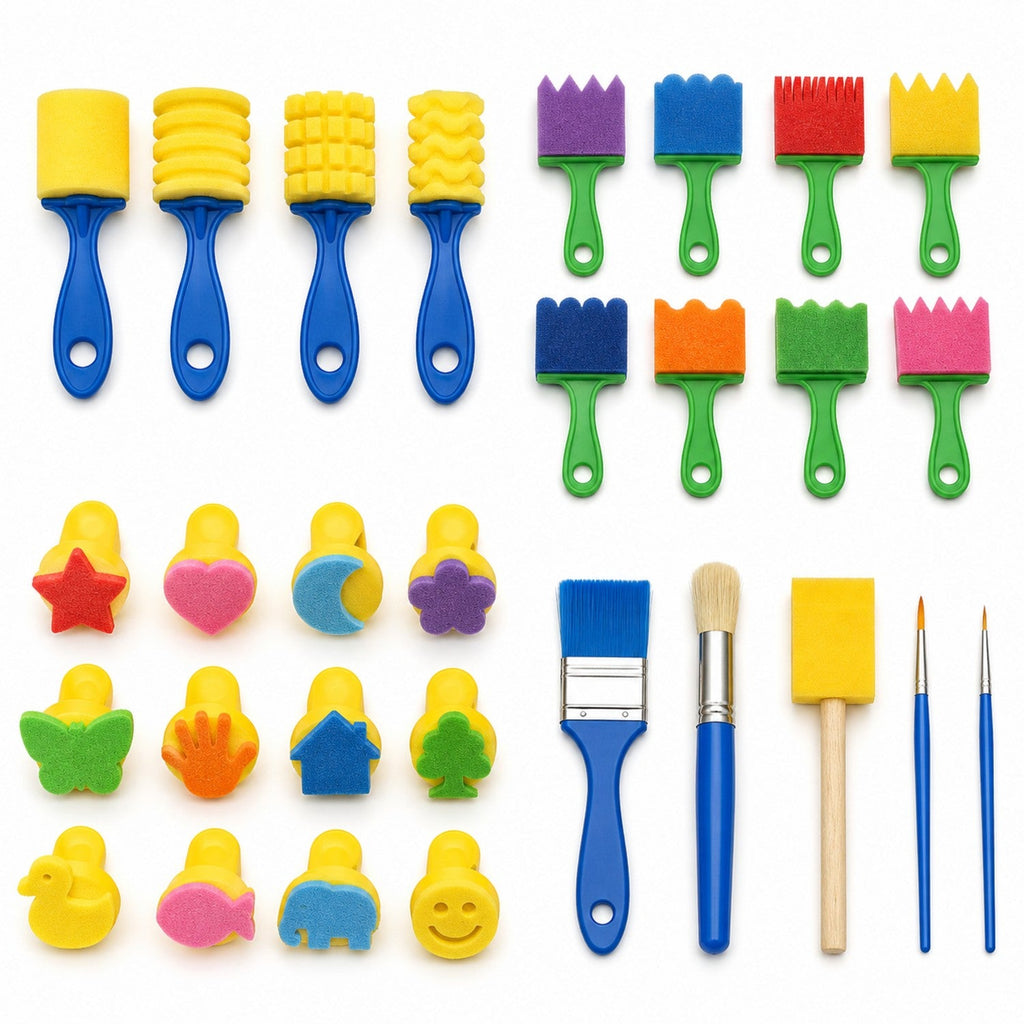Kids Sponge Painting Tools - Premium Sponge Art Kit for Wholesale