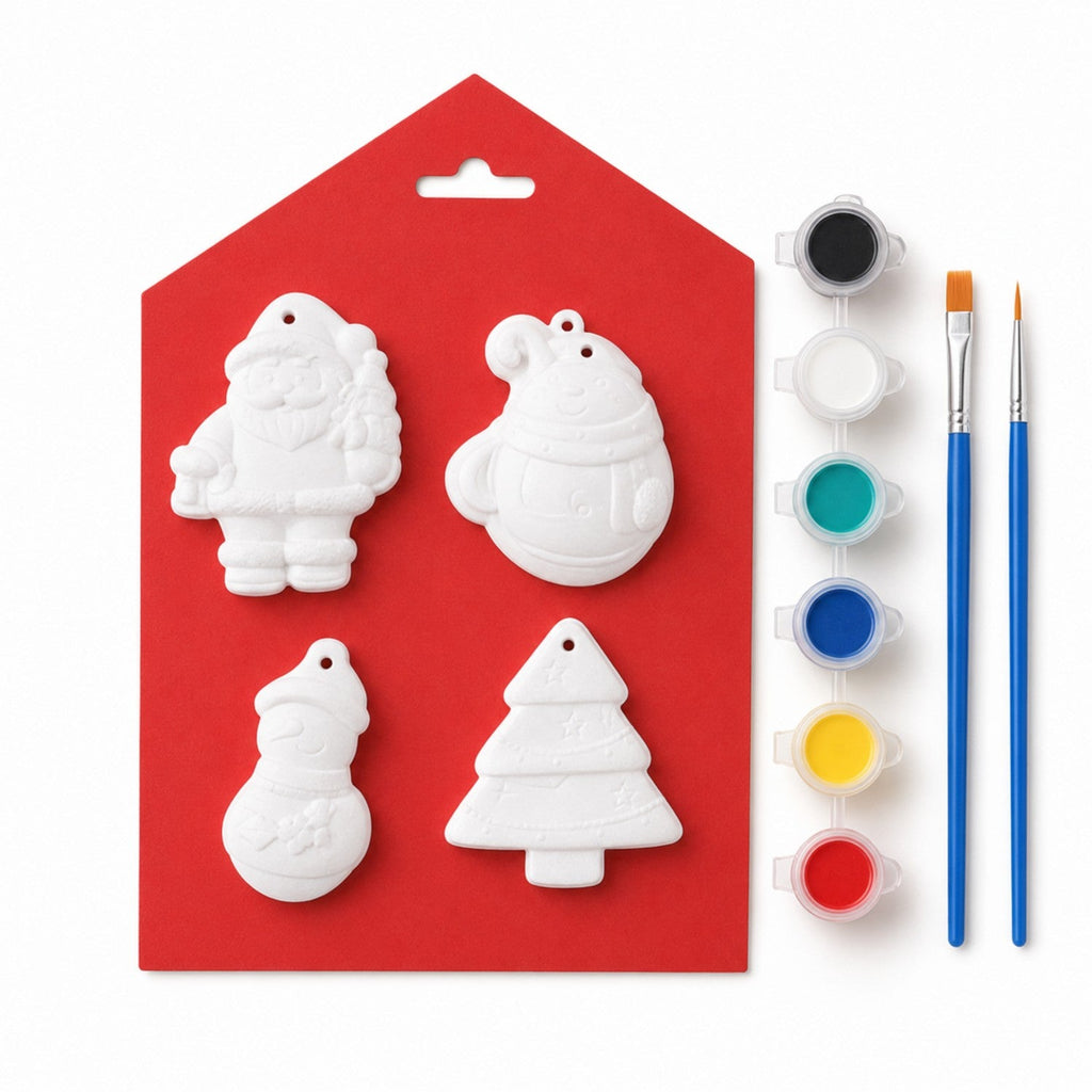 Christmas Plaster Painting Kit - Premium DIY Ornament Craft Set for Wholesale