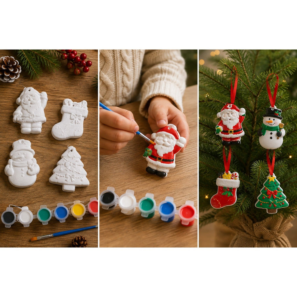 Christmas Plaster Painting Kit - Premium DIY Ornament Craft Set for Wholesale