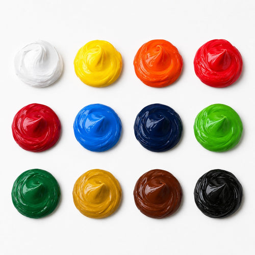 12-Color 6ml Acrylic Paint Set - Premium Artist Acrylics for Wholesale