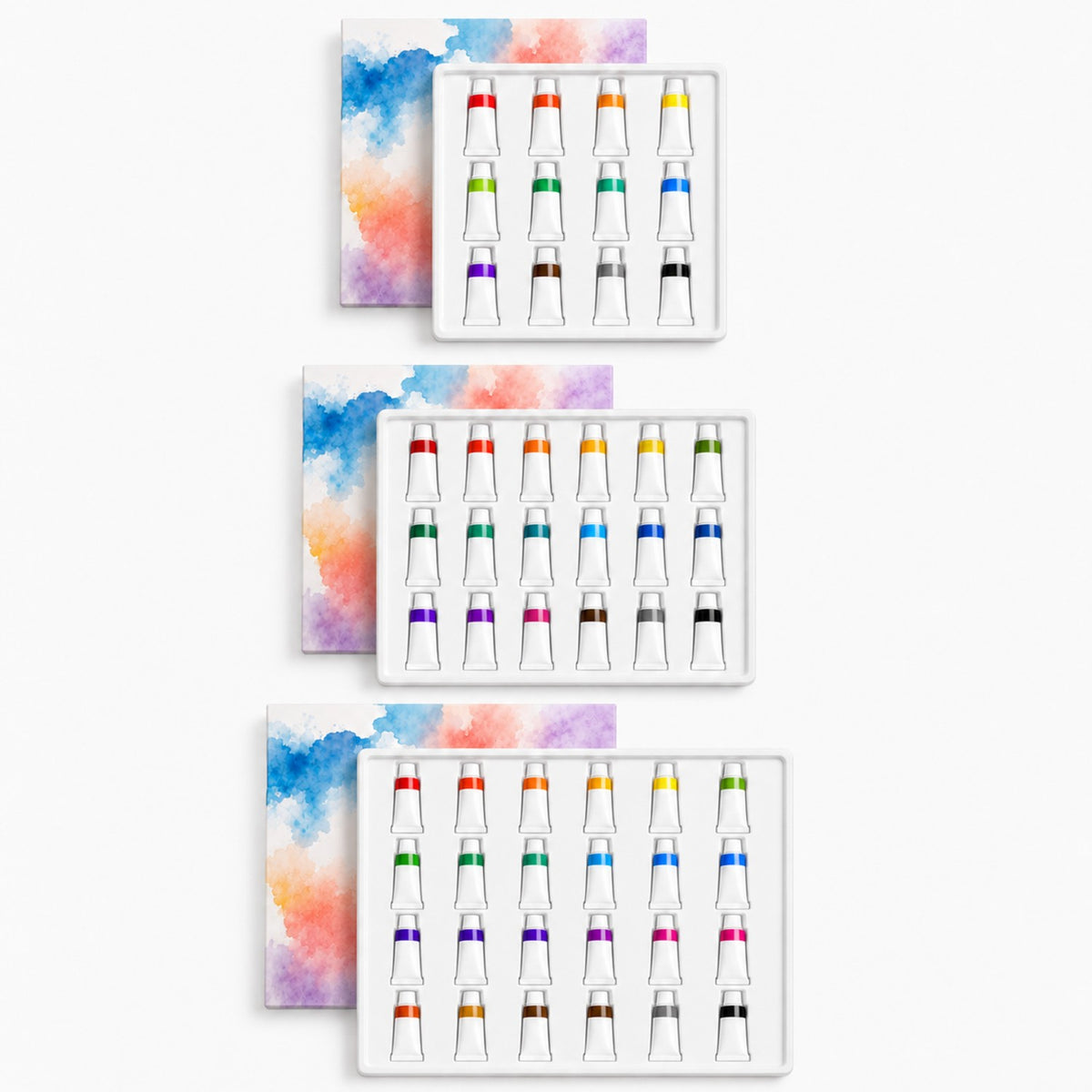 24-Color 12ml Watercolor Paint Set - Premium Artist Watercolors for Wholesale