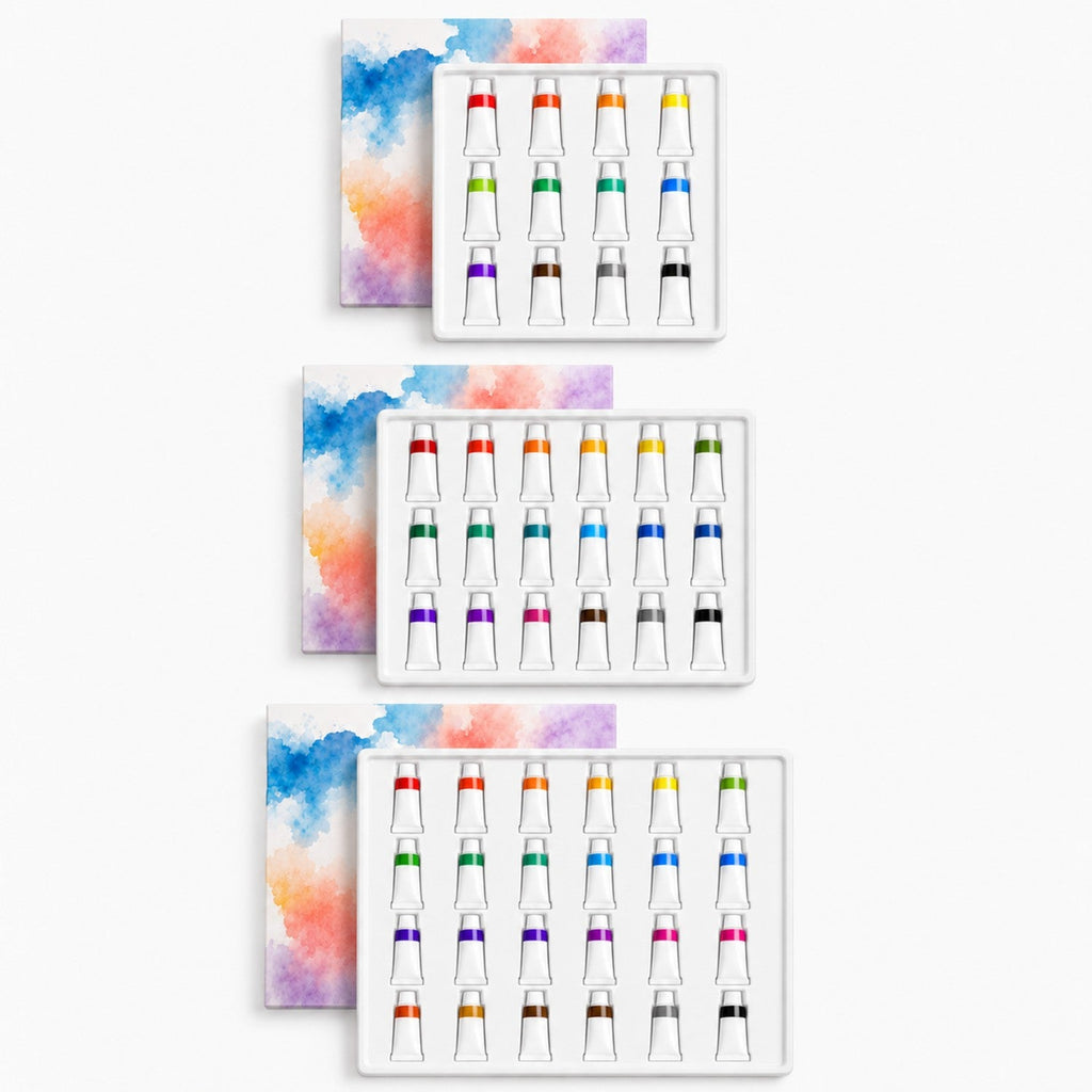 24-Color 12ml Watercolor Paint Set - Premium Artist Watercolors for Wholesale