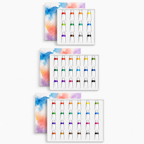 24-Color 12ml Watercolor Paint Set - Premium Artist Watercolors for Wholesale