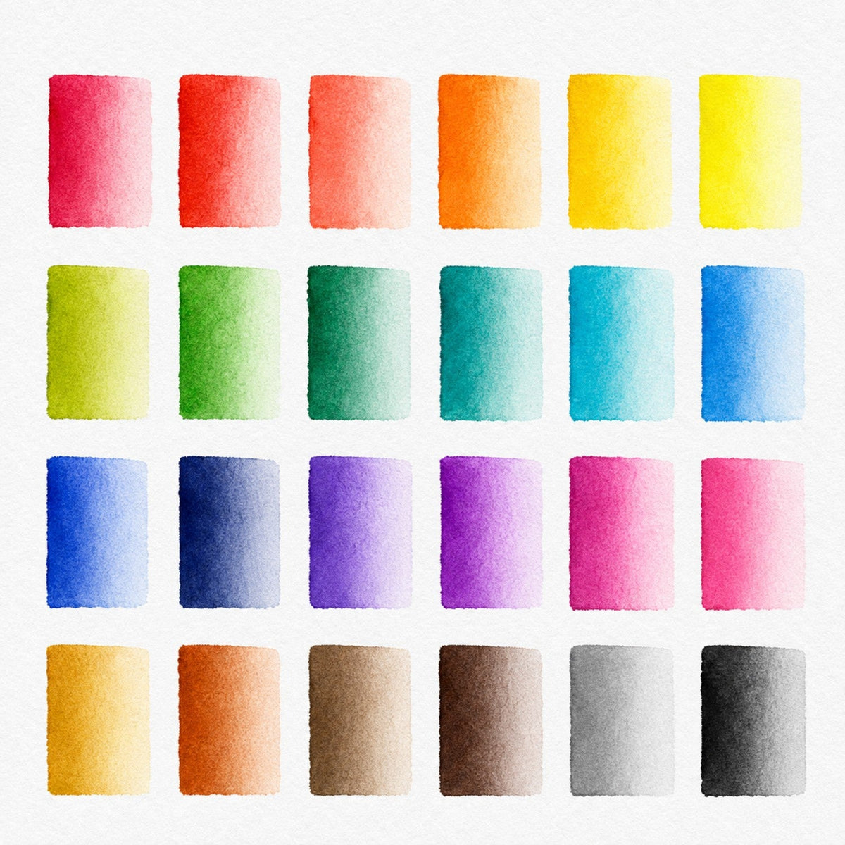 24-Color 12ml Watercolor Paint Set - Premium Artist Watercolors for Wholesale