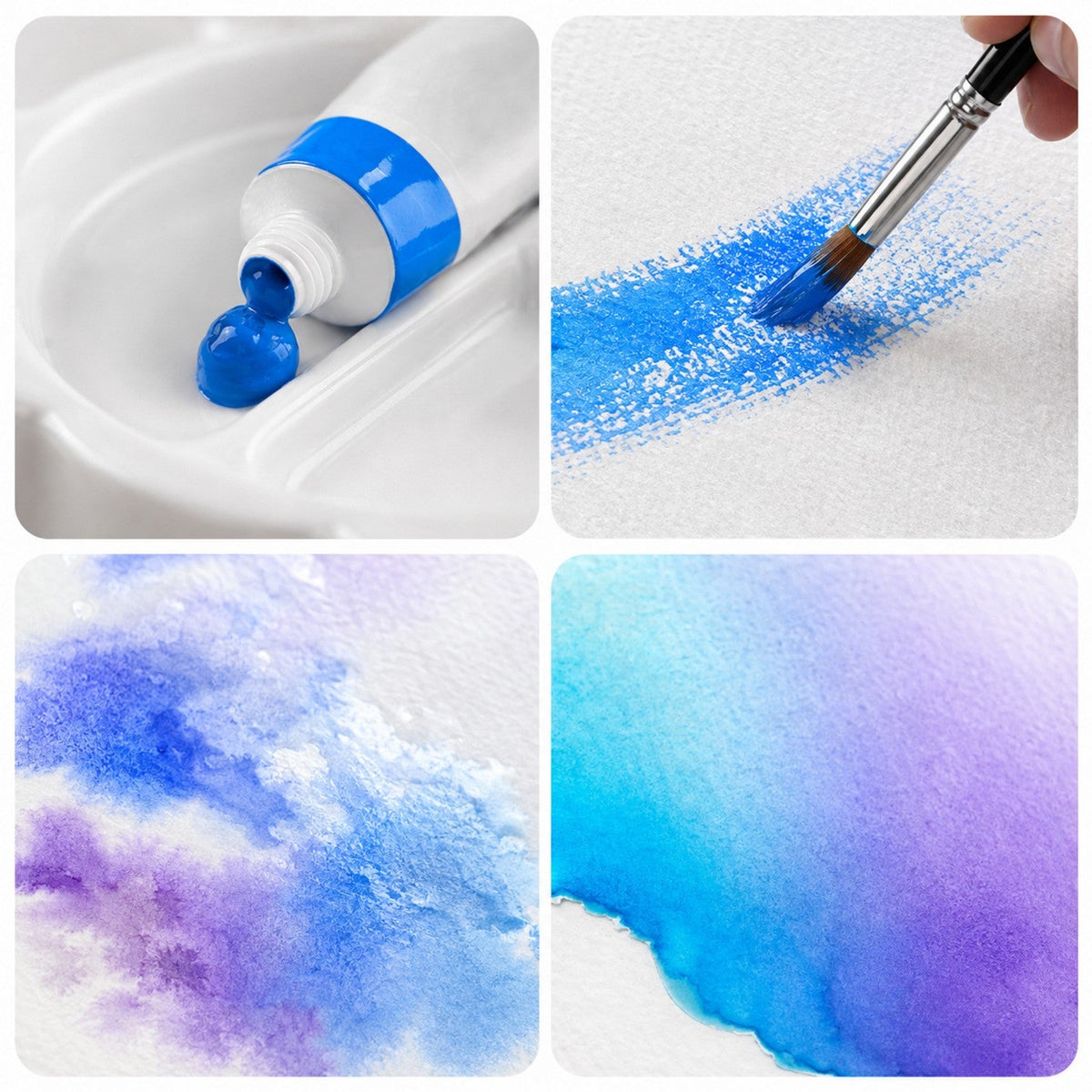 24-Color Tube Watercolor Paint Set - Premium Artist Watercolors for Wholesale