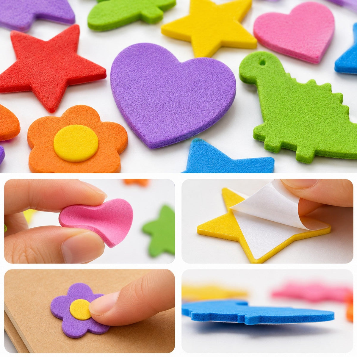 Self-Adhesive EVA Foam Stickers - Premium Craft Sticker Kit for Wholesale
