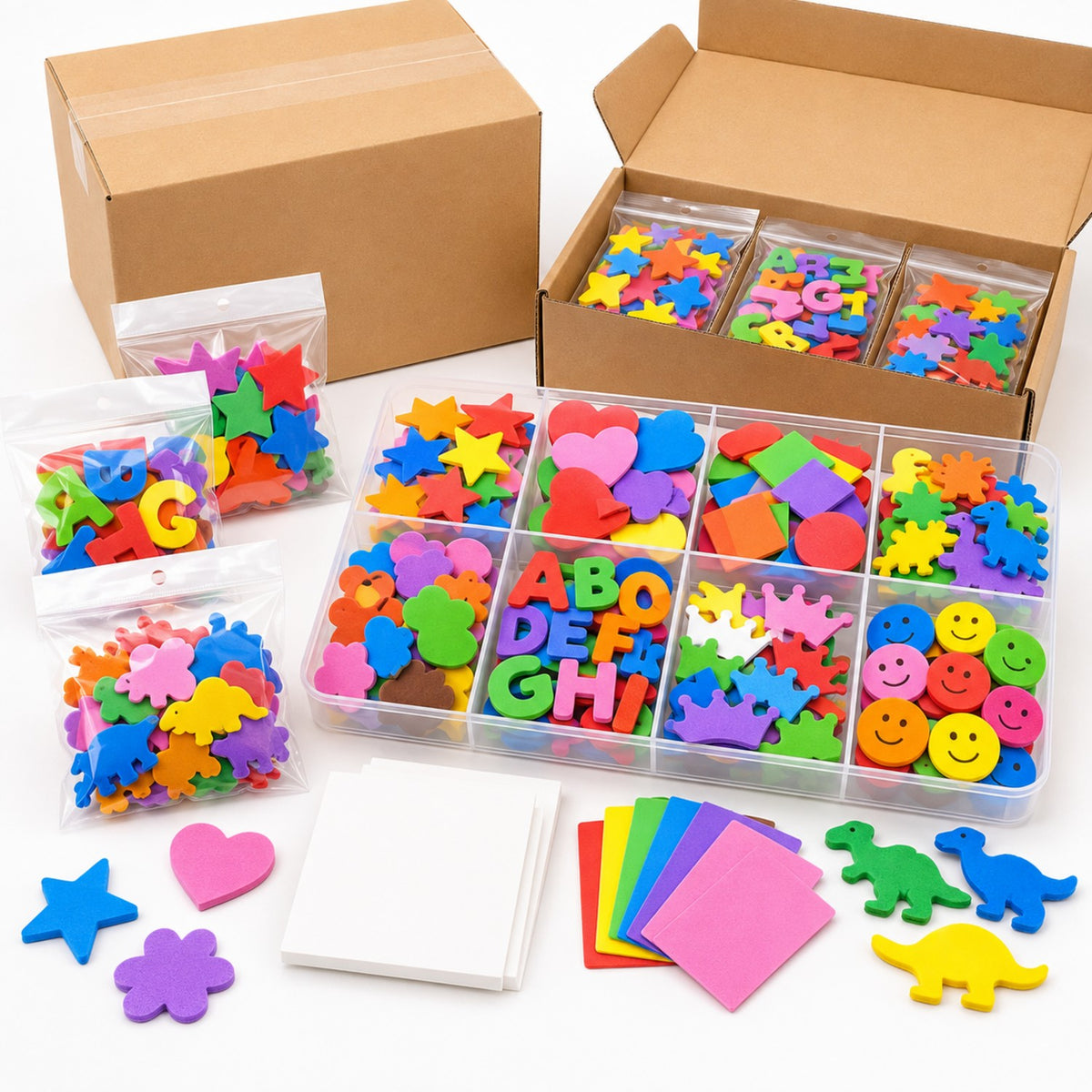 Self-Adhesive EVA Foam Stickers - Premium Craft Sticker Kit for Wholesale