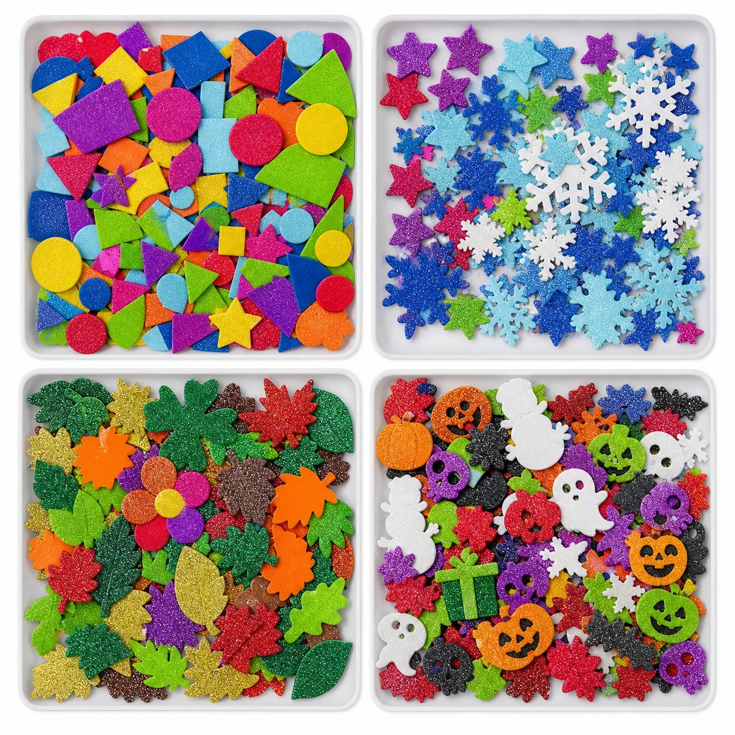 Glitter EVA Foam Sticker Assortment - image 02