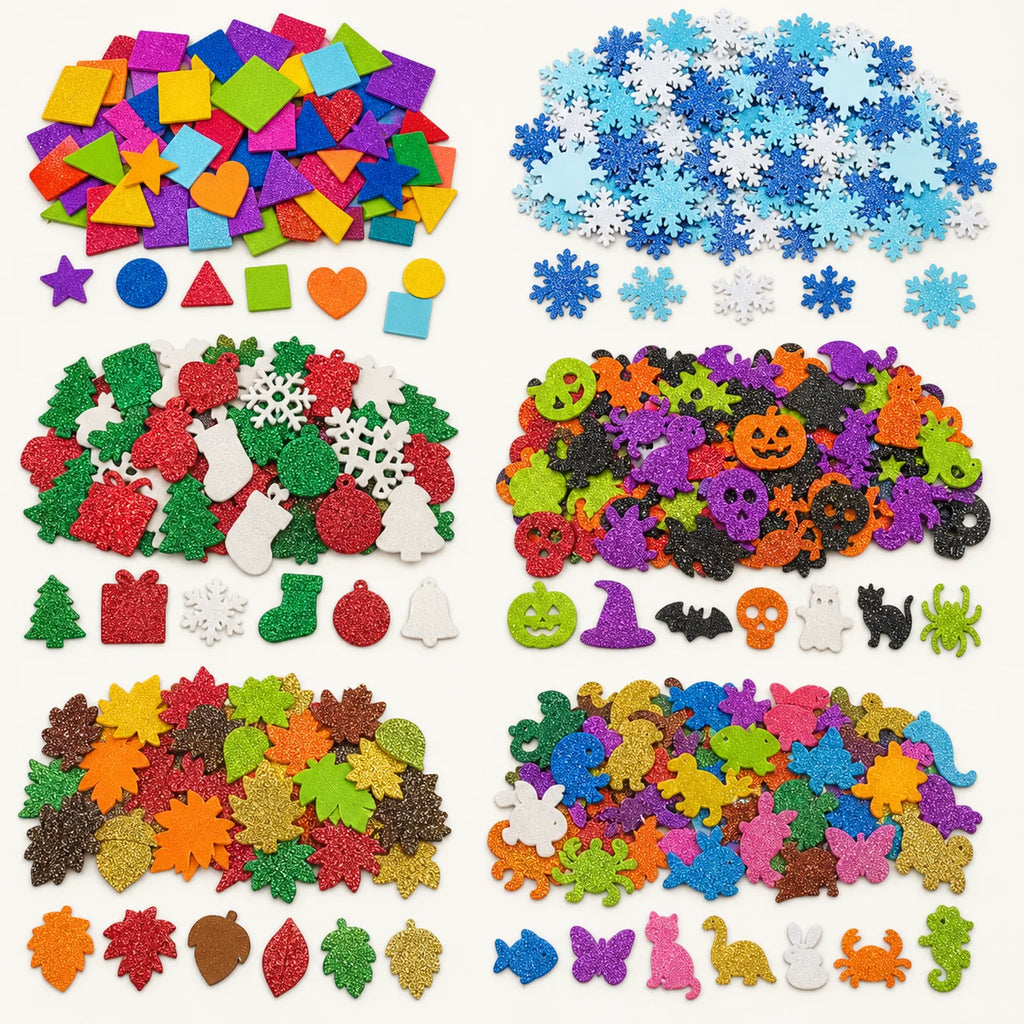 Glitter EVA Foam Sticker Assortment - image 03