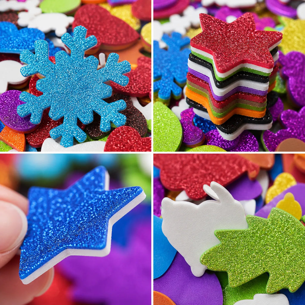Glitter EVA Foam Sticker Assortment - image 04