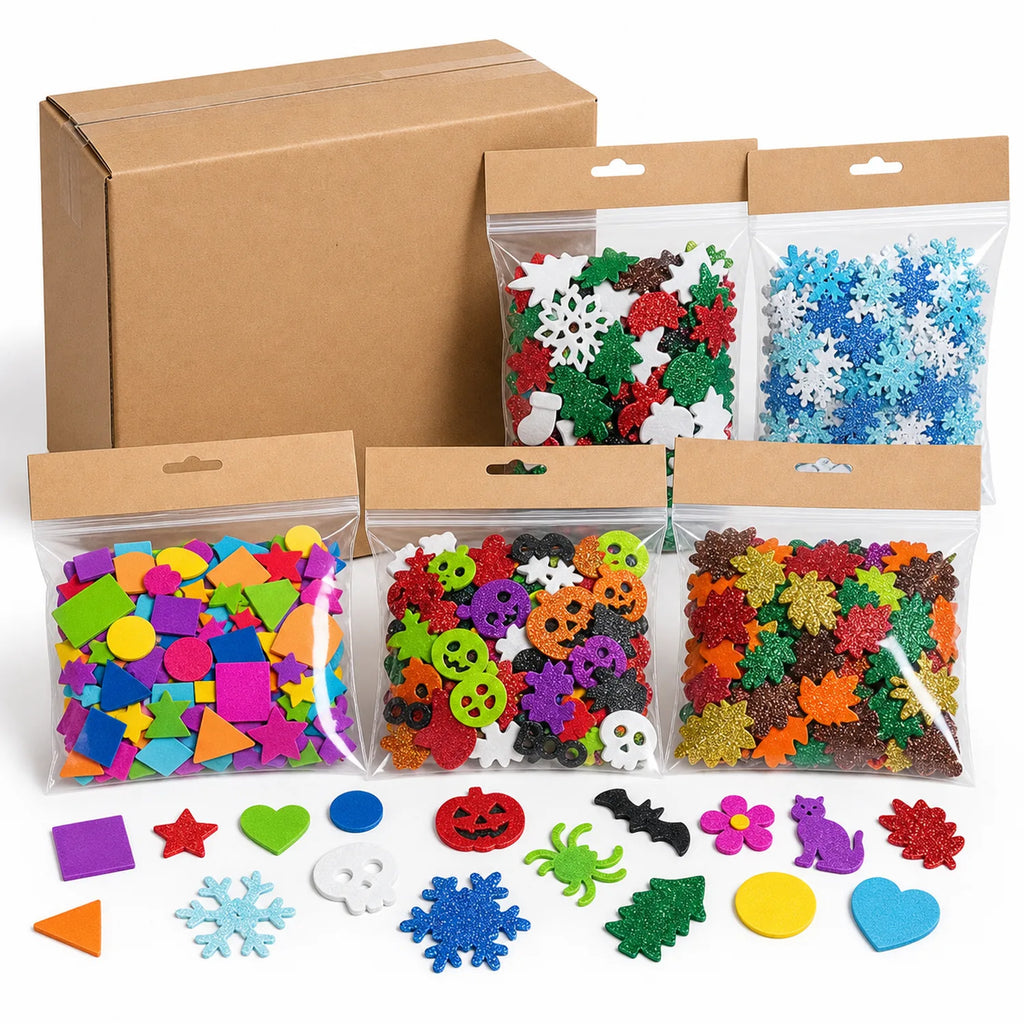 Glitter EVA Foam Sticker Assortment - image 06