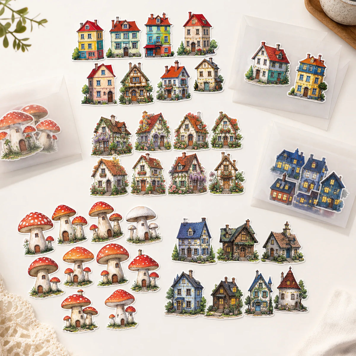 Fairy Tale Building Sticker Cards (6 sets) - image 02