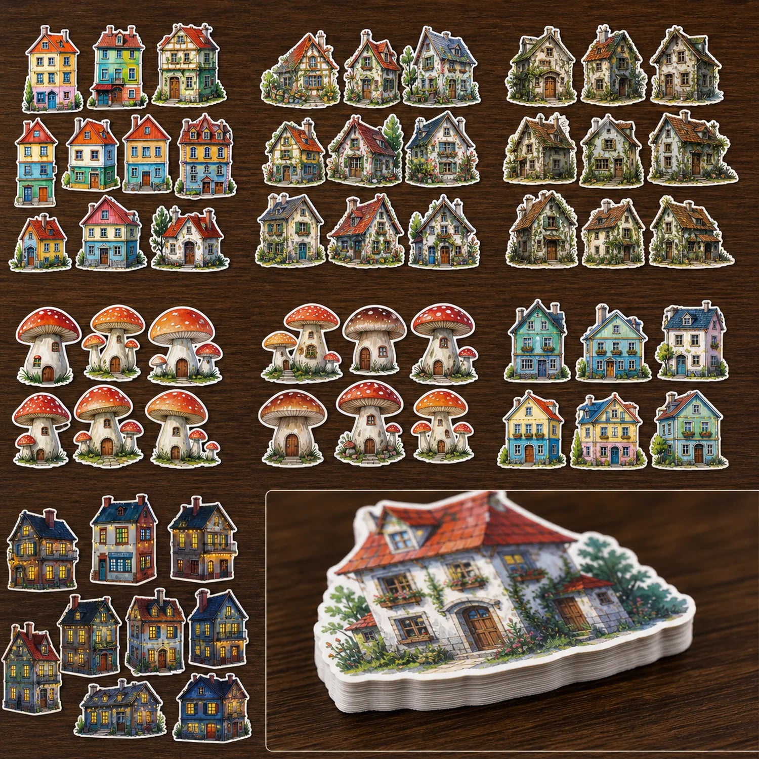 Fairy Tale Building Sticker Cards (6 sets) - image 03
