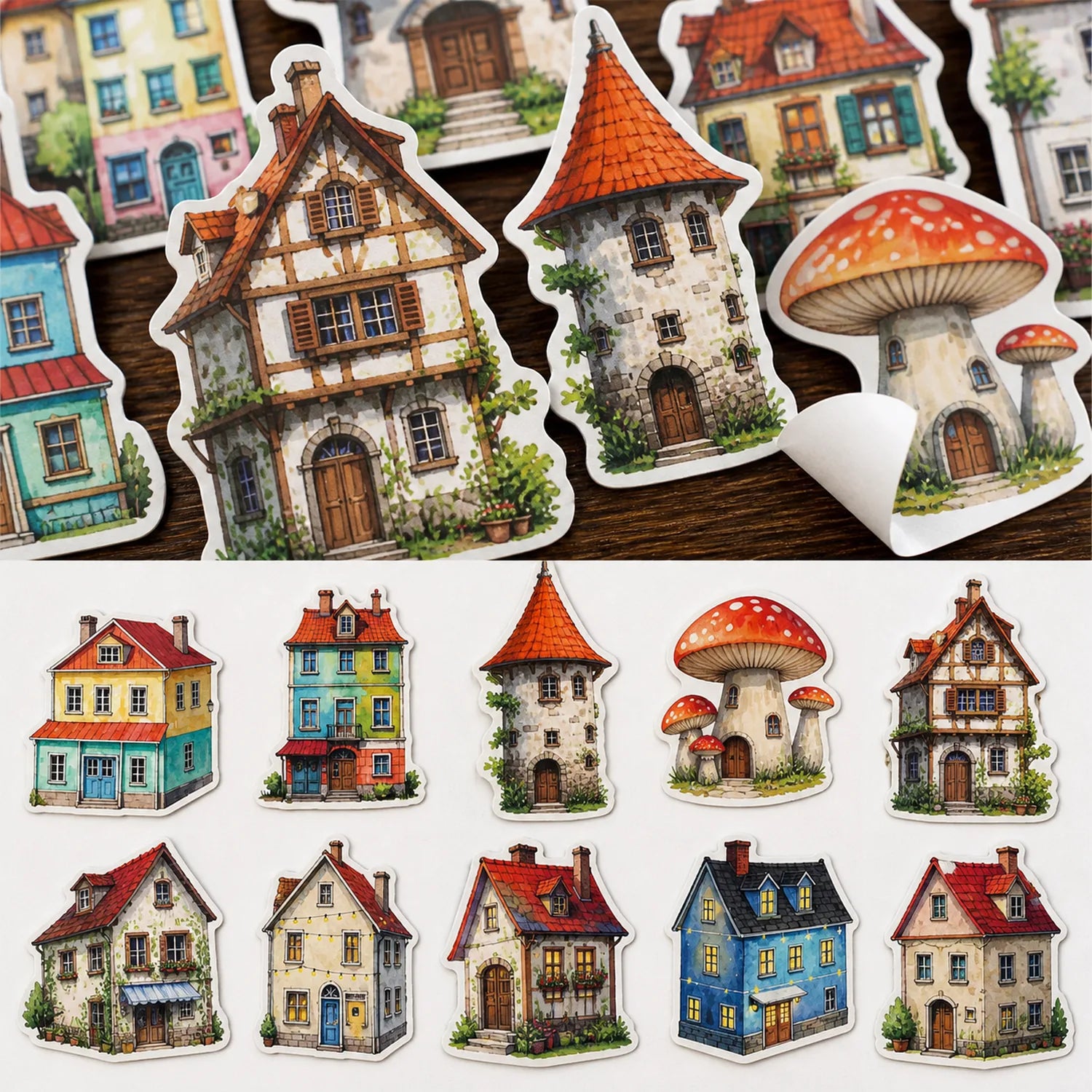 Fairy Tale Building Sticker Cards (6 sets) - image 04