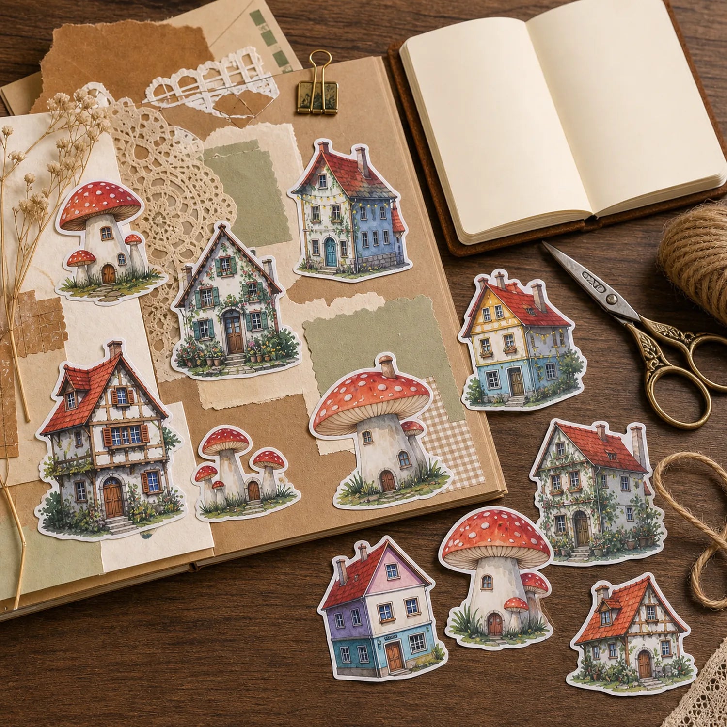 Fairy Tale Building Sticker Cards (6 sets) - image 05