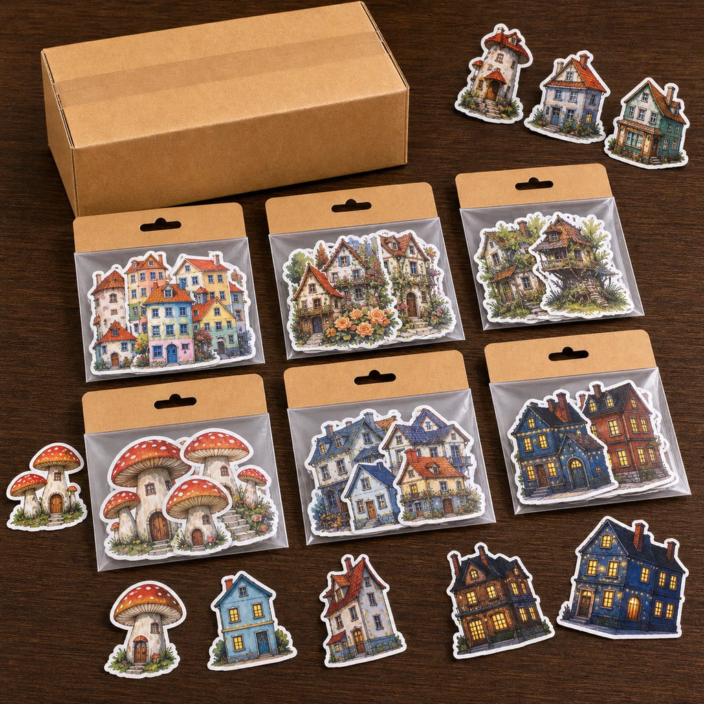 Fairy Tale Building Sticker Cards (6 sets) - image 06