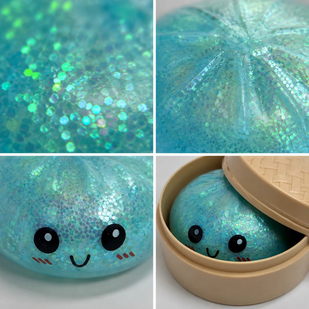 Glitter Dumpling Squishy (6 Colors) - image ECM