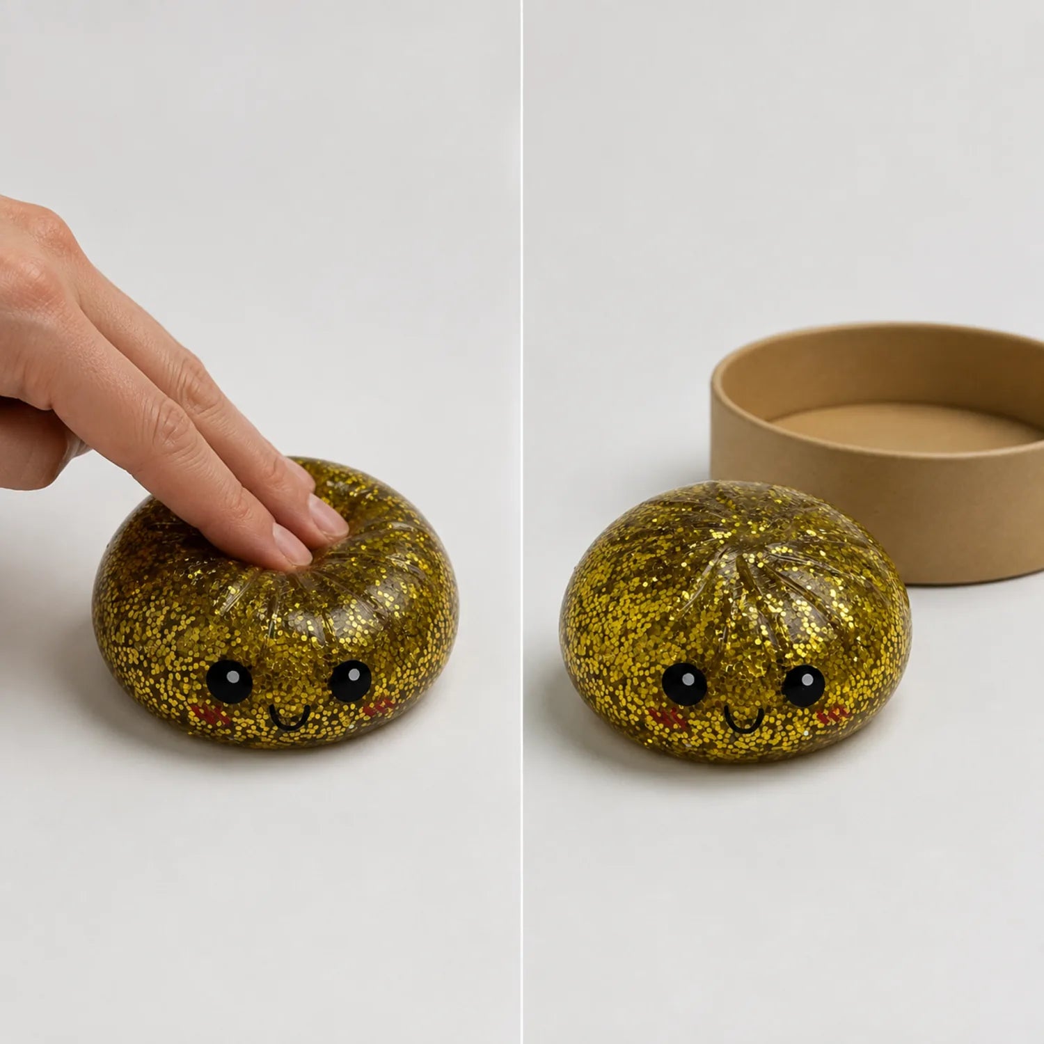 Glitter Dumpling Squishy (6 Colors) - image ECM