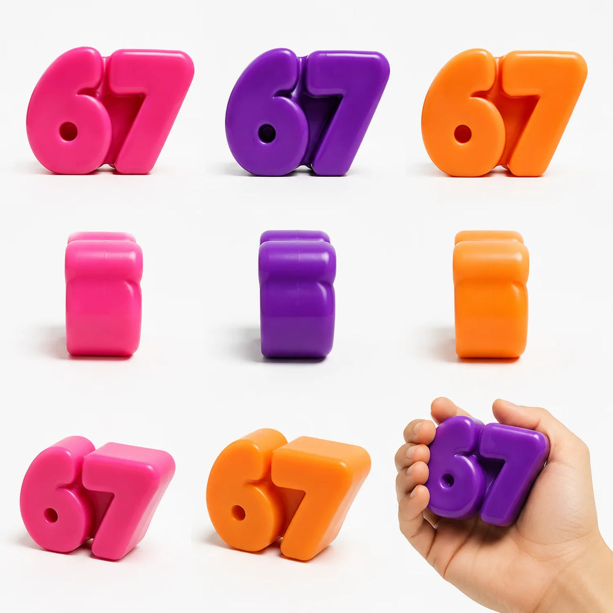 Number 67 Squishy Toy - image TOY