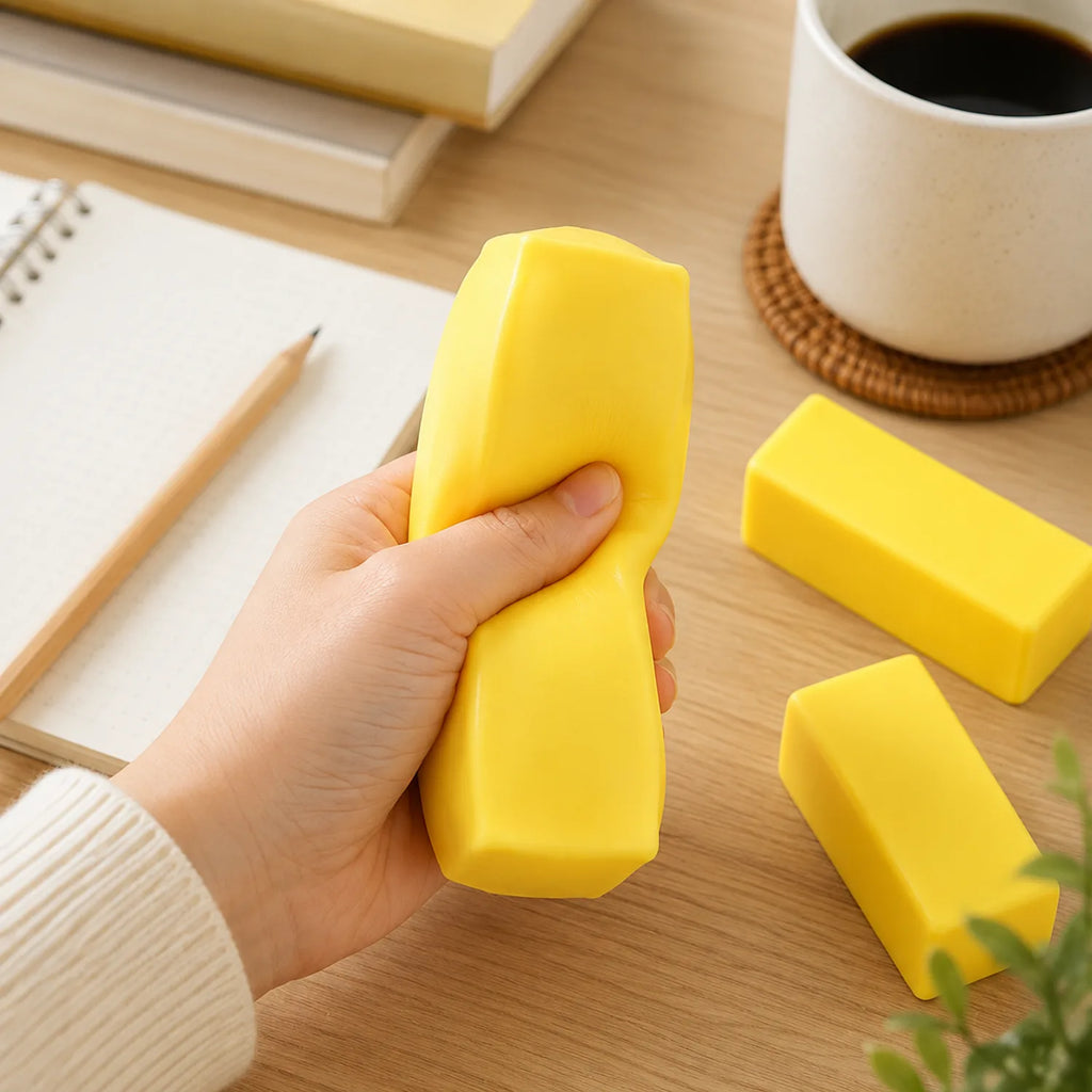 Butter Shaped Squishy Toy - image TOY