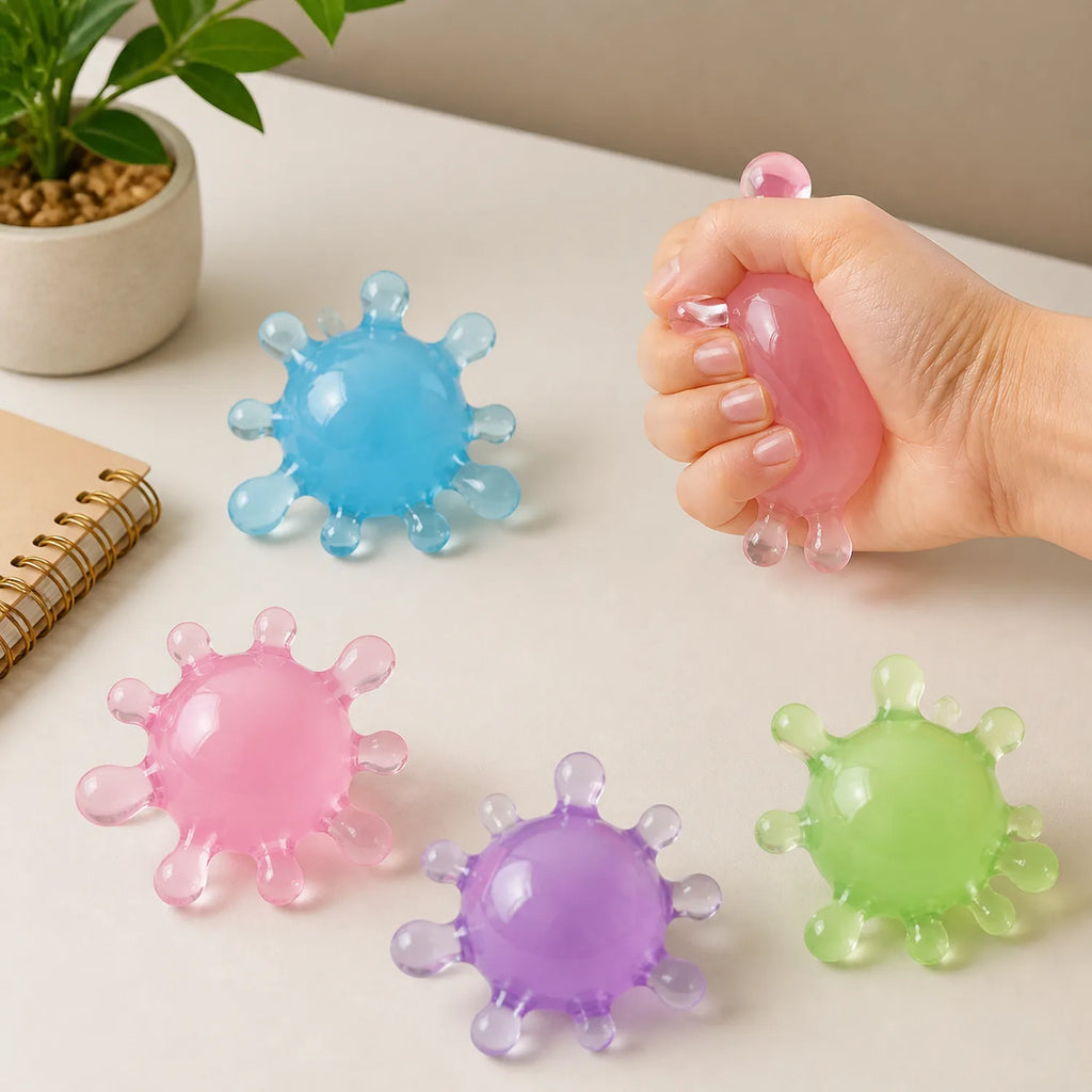 Jelly Microbe Squishy Toys (4 colors) - image 05