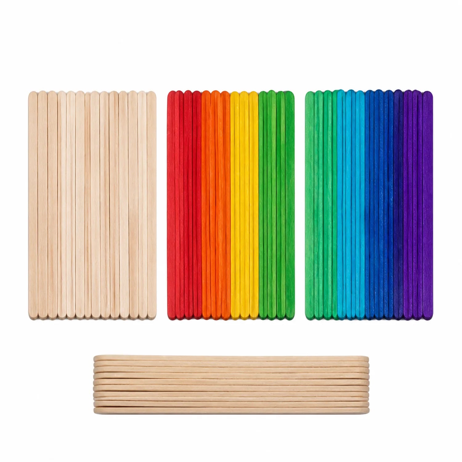 Wood Craft Sticks Bulk (2 x 300) - image 03