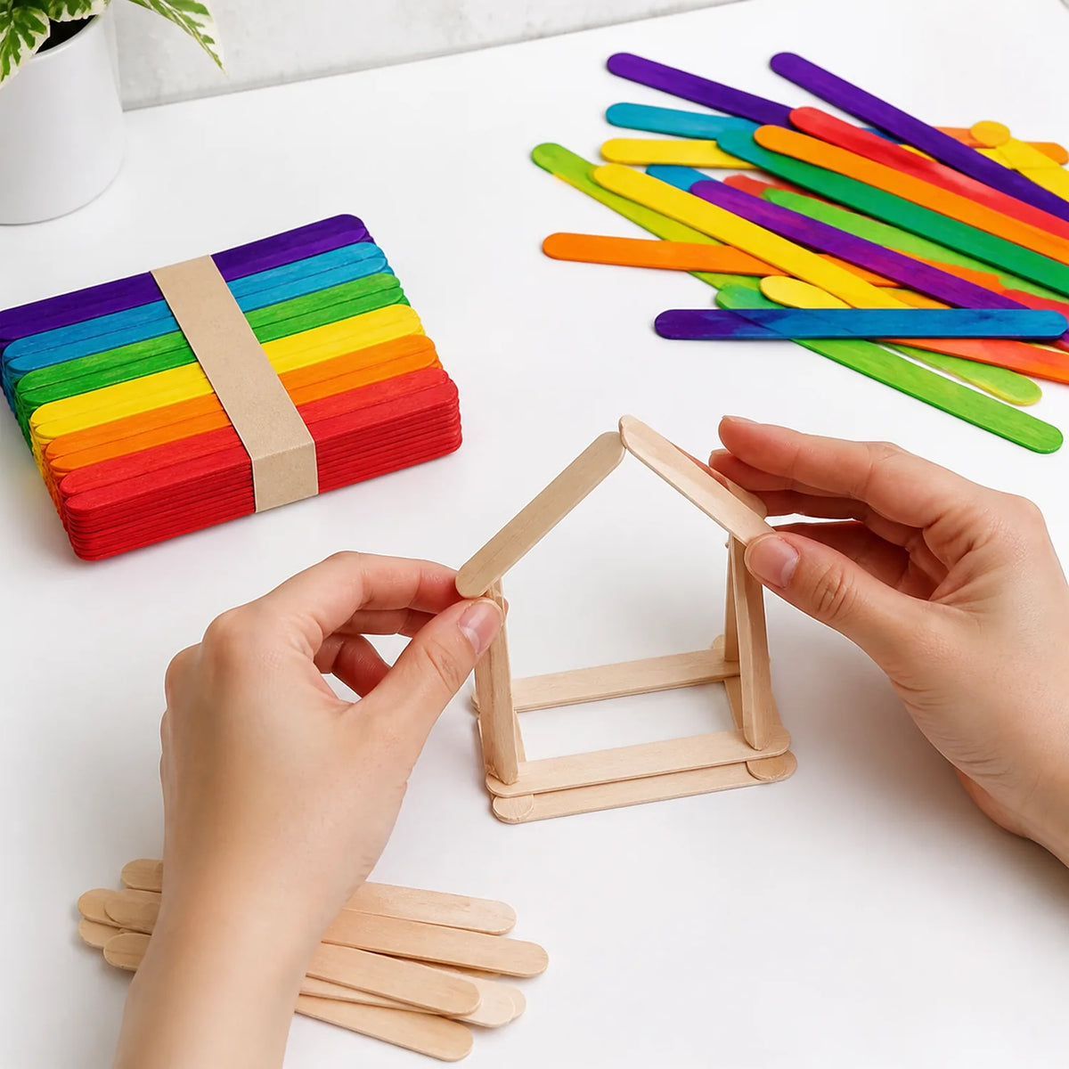 Wood Craft Sticks Bulk (2 x 300) - image 05