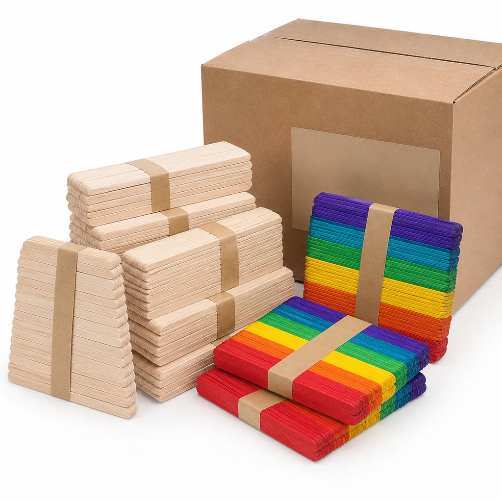 Wood Craft Sticks Bulk (2 x 300) - image 06