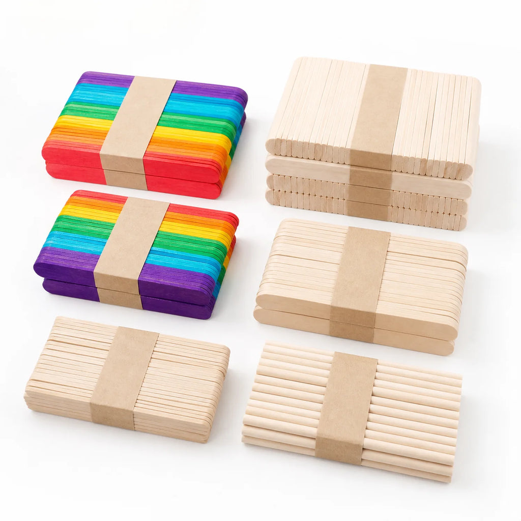 Wood Craft Sticks & Dowels Set - image 02