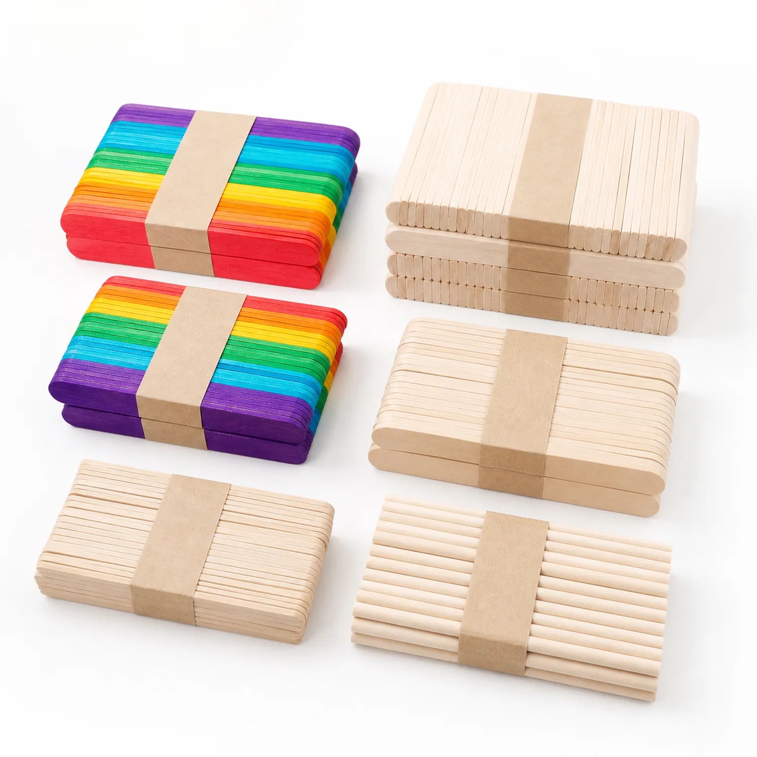 Wood Craft Sticks & Dowels Set - image 02