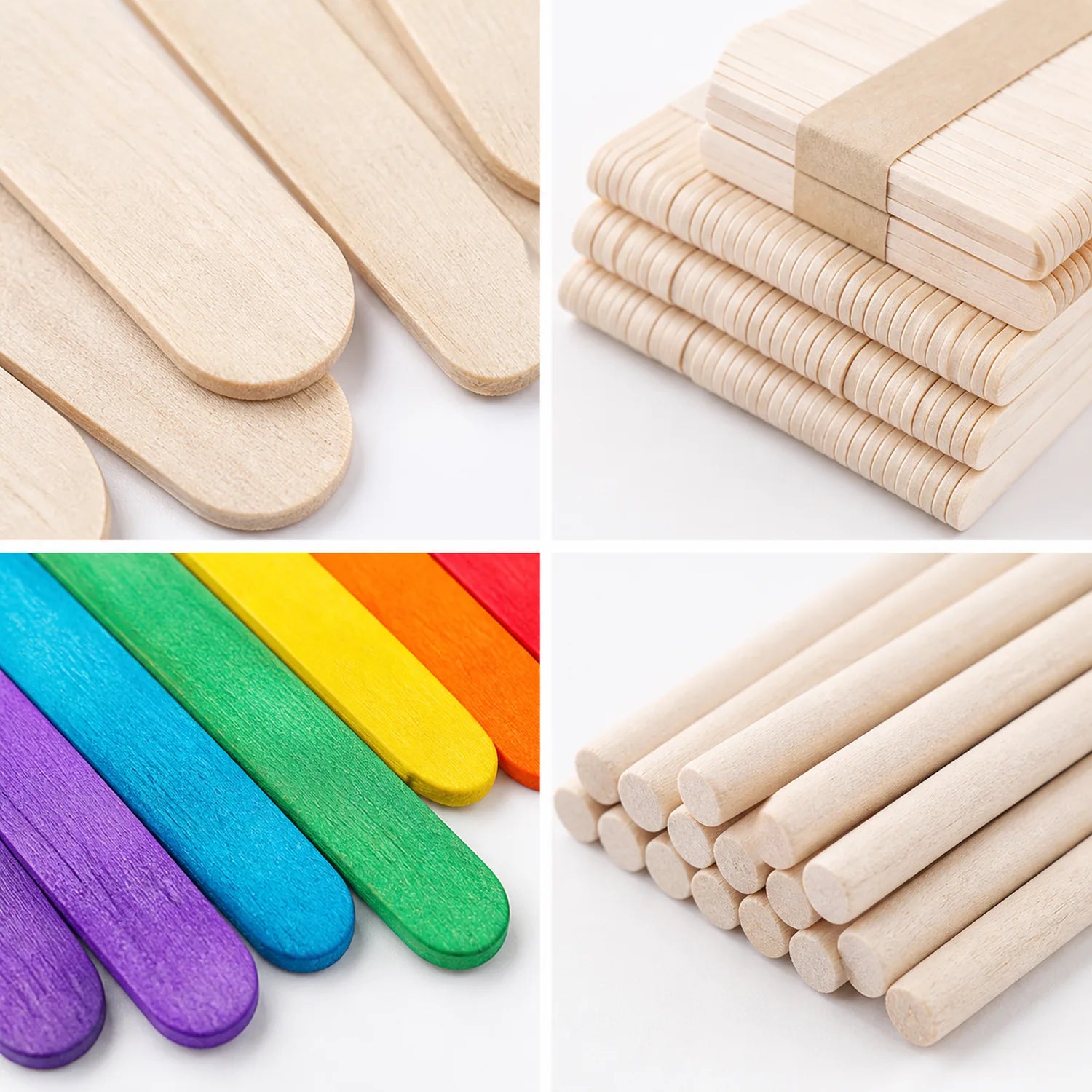 Wood Craft Sticks & Dowels Set - image 04