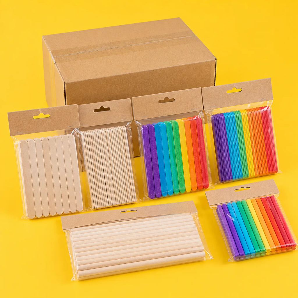 Wood Craft Sticks & Dowels Set - image 06