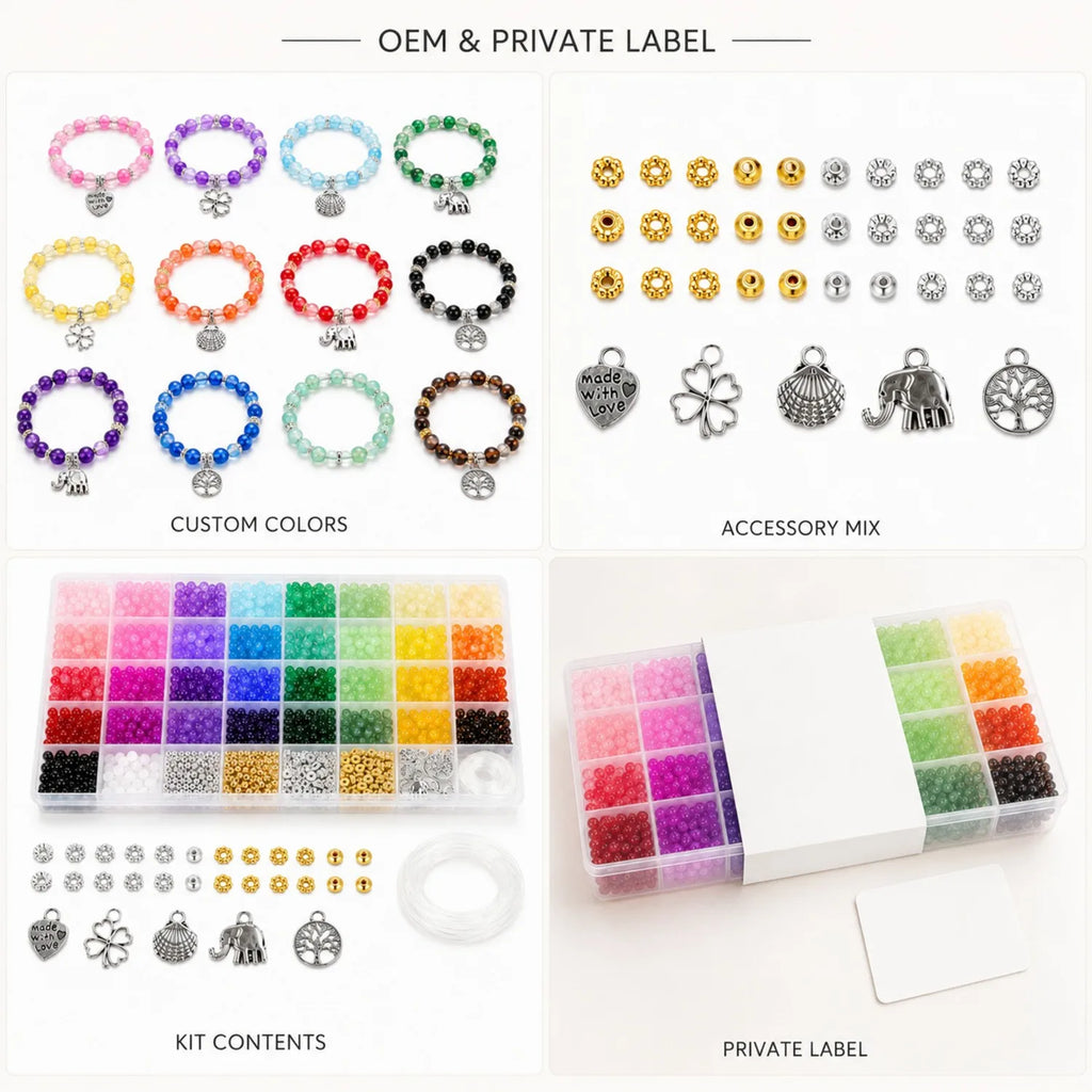 Glass Bead Bracelet Kit - OEM