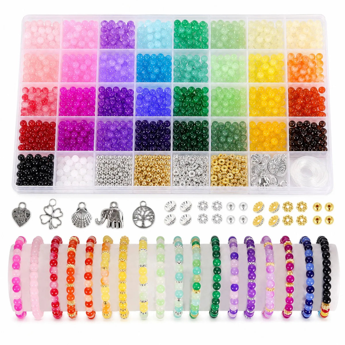 Glass Bead Bracelet Kit - Main